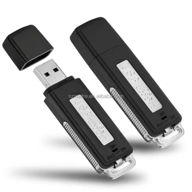 Clé USB Enregistreur Intelligent avec détecteur de voix 120 h d'autonomie : Pour Réunions, Cours et Surveillance Discrète