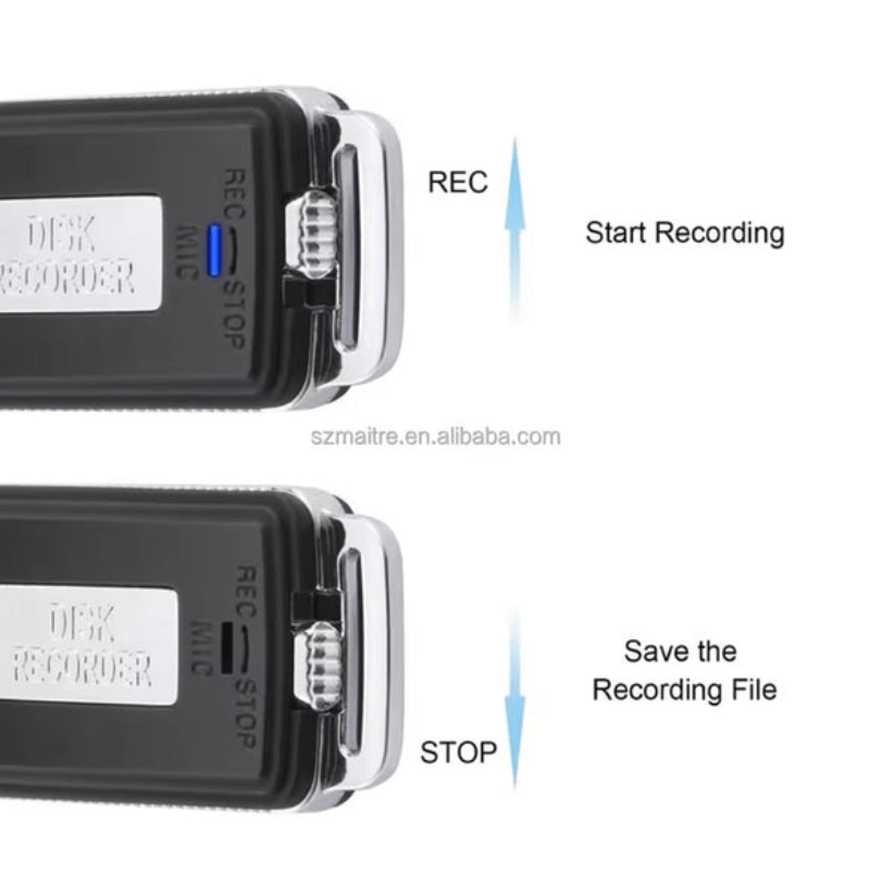 Clé USB Enregistreur Intelligent avec détecteur de voix 120 h d'autonomie : Pour Réunions, Cours et Surveillance Discrète