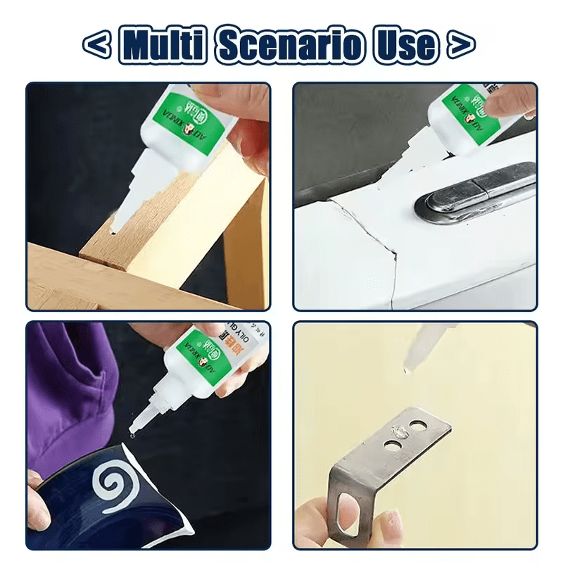 Colle huileuse haute résistance pour soudage, super colle universelle, colle instantanée puissante pour résine, céramique, métal, verre