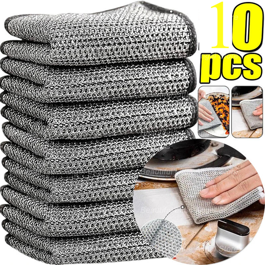 Lot de 10 Chiffons Magiques Anti-Rayures – Pour un Nettoyage Puissant et Sans Rayures