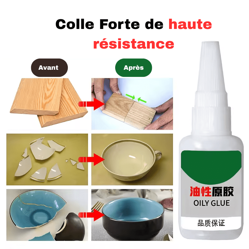 Colle huileuse haute résistance pour soudage, super colle universelle, colle instantanée puissante pour résine, céramique, métal, verre