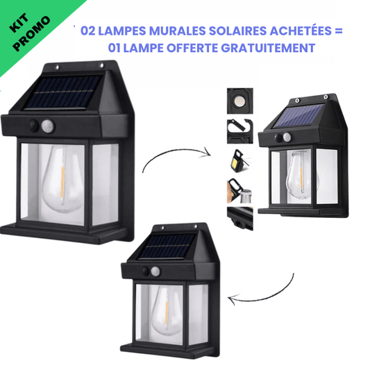 Ampoule murale solaire intelligente